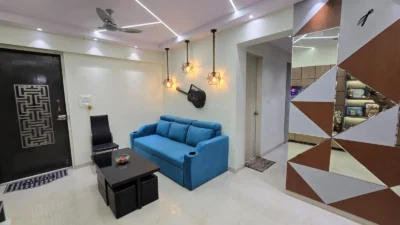 2 BHK Flat Available On Rent at 18th Floor With Mountain View Thane West