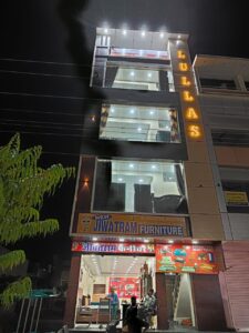 4 Floor Commercial Showroom for Rent in Ajmer City With Lift Main Road Location